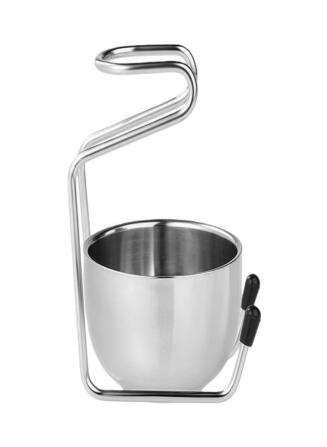 اس واي بي ال طقم حامل حلاقة ووعاء من الفولاذ المقاوم للصدأ، حامل شفرات حلاقة أمان قابل للتعديل، منظم أدوات العناية الشخصية للرجال في الحمام - Image 1